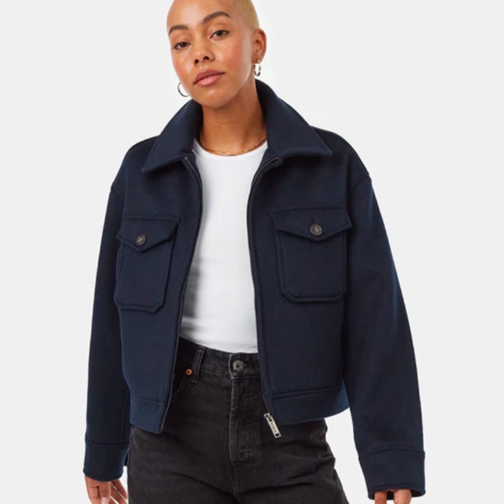 NWT Tentree Cropped Wool Jacket